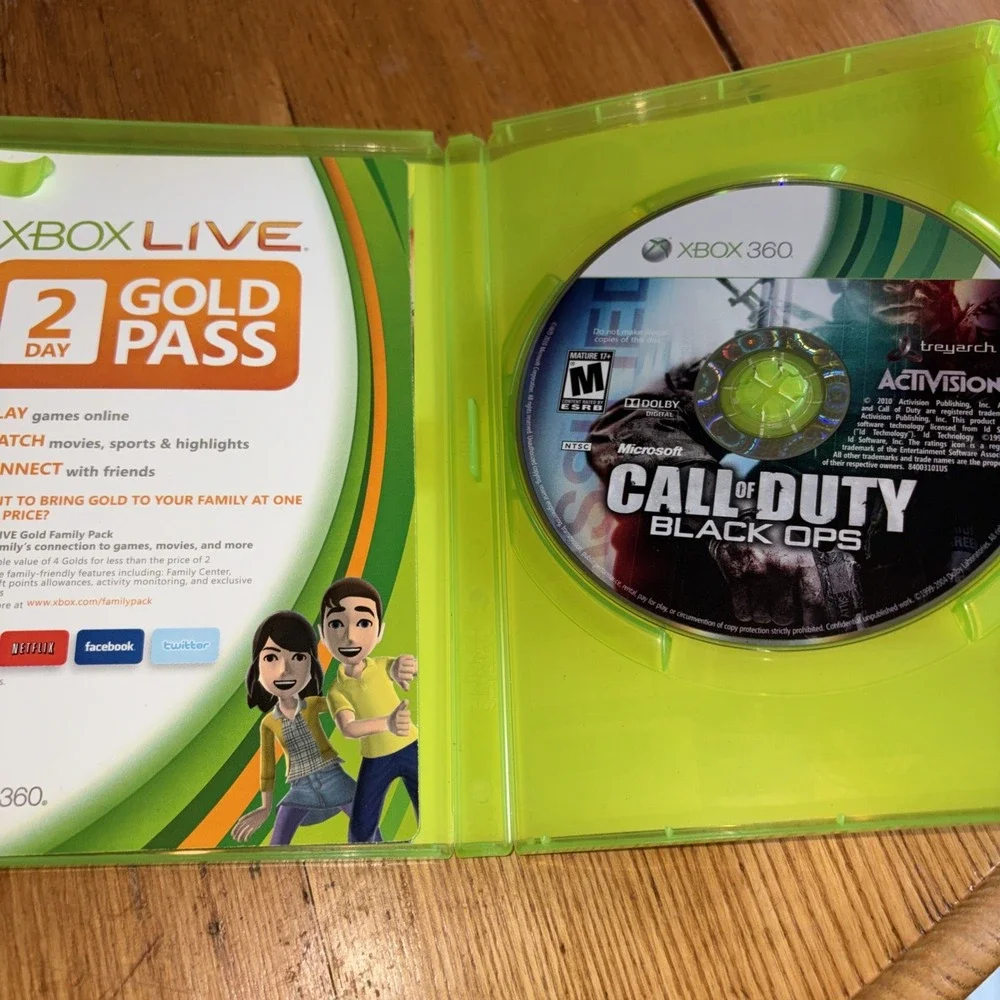 Call of Duty Black Ops (Microsoft Xbox 360, 2010)